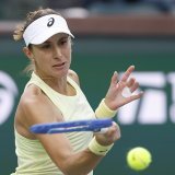 Belinda Bencic affrontera finalement Sofia Kenin pour son entrée en lice à Charleston KEYSTONE/EPA/JOHN G. MABANGLO